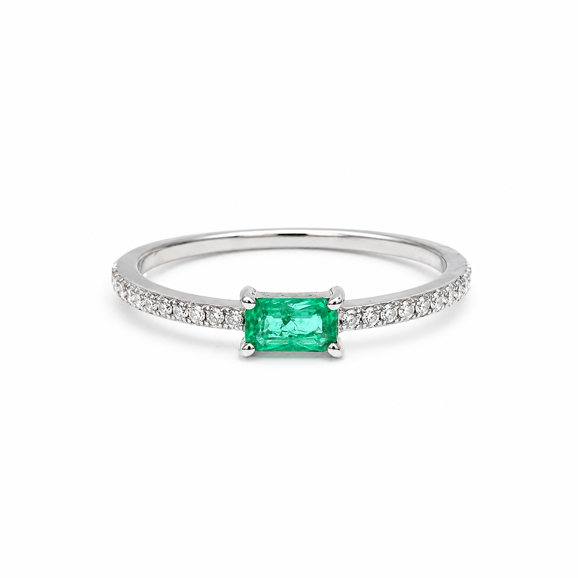 Ophelia Emerald Birth Stone Ring