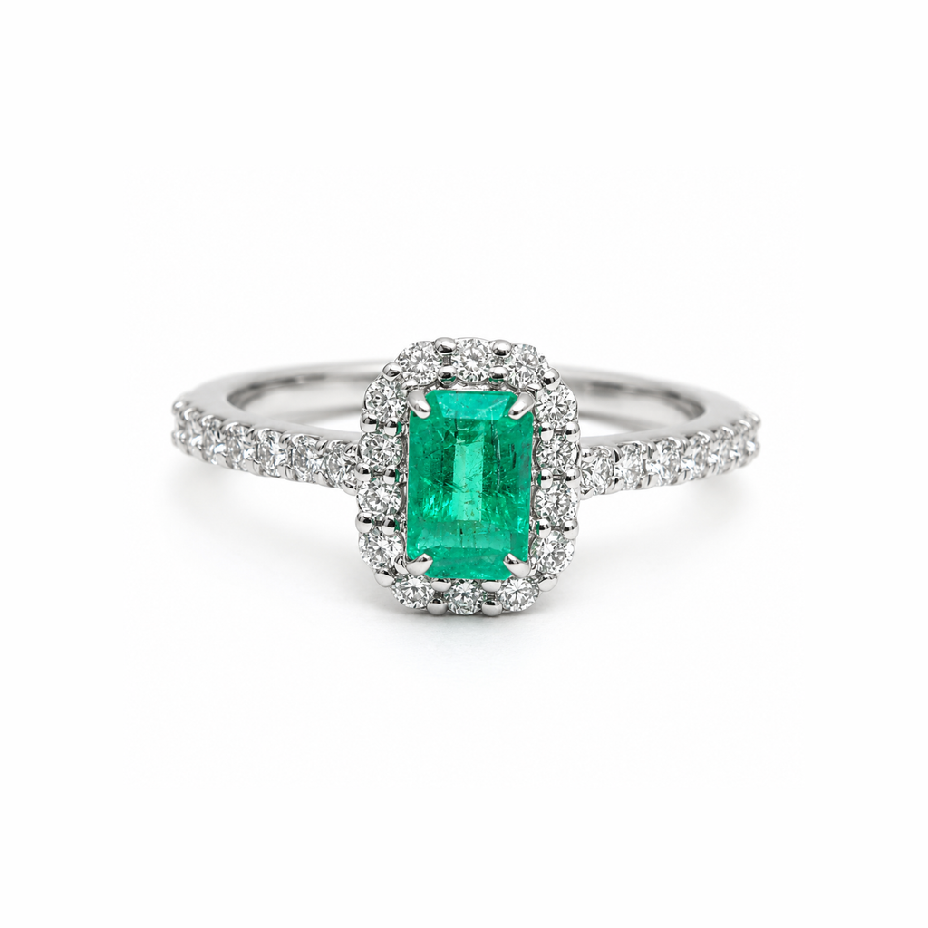 Alba Emerald Ring