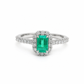 Alba Emerald Ring