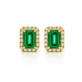 Luciene Emerald Studs