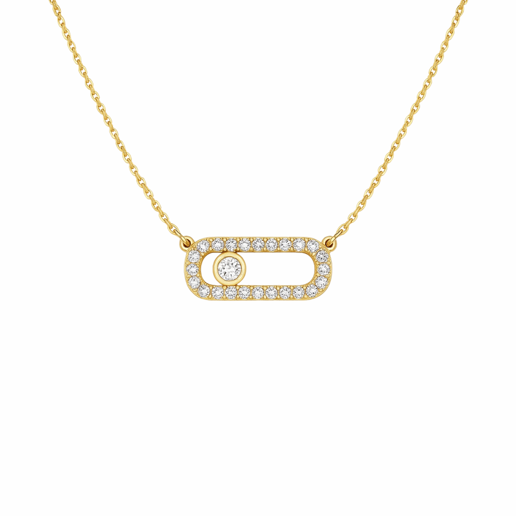 Isadora Diamond Clip Necklace