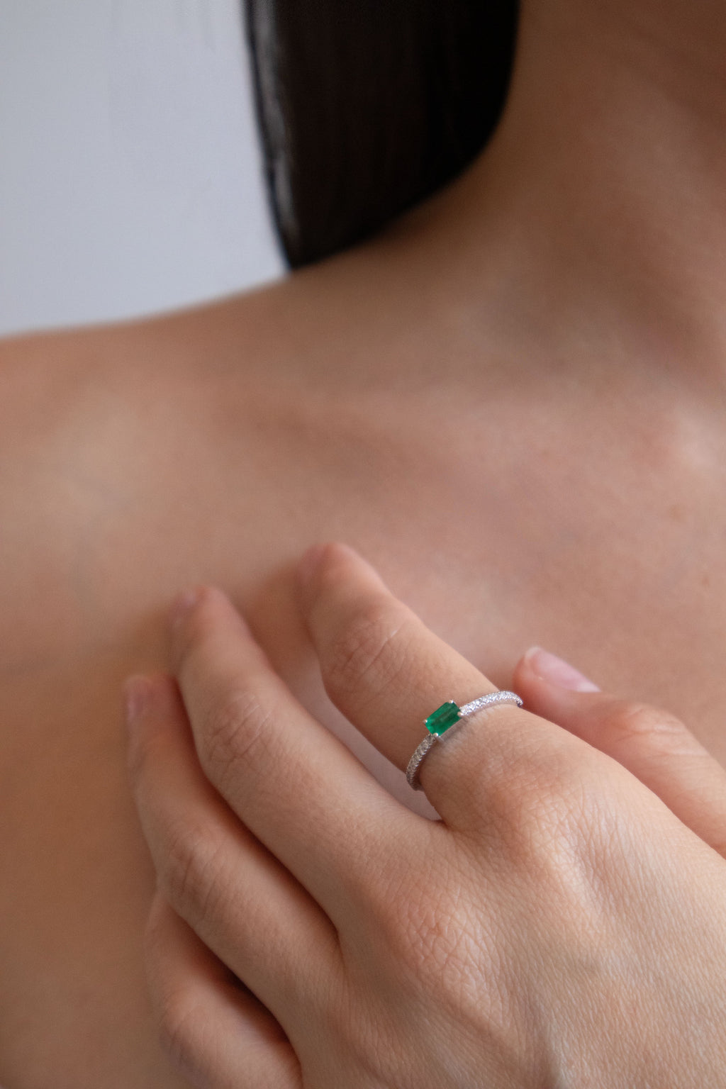 Ophelia Emerald Birth Stone Ring