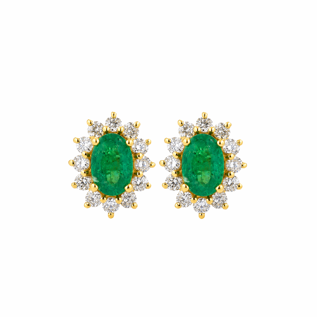 Nova Emerald Studs