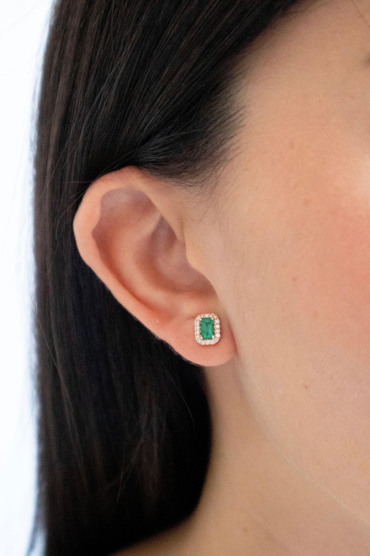 Luciene Emerald Studs