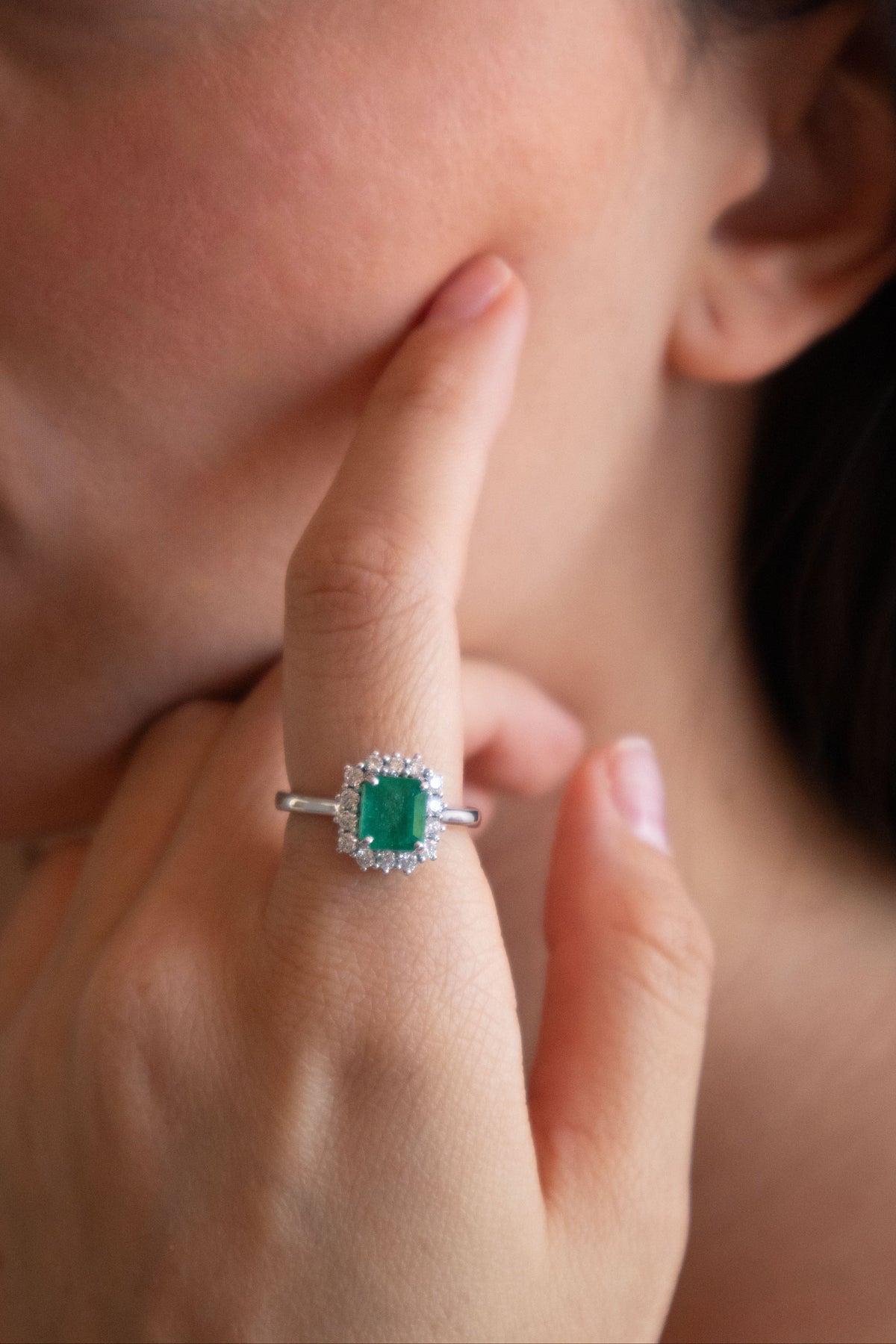Leonora Emerald Ring