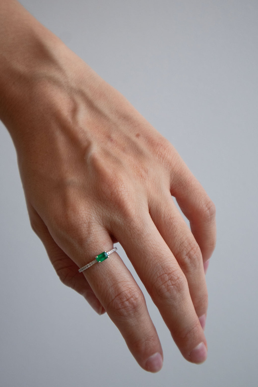 Ophelia Emerald Birth Stone Ring